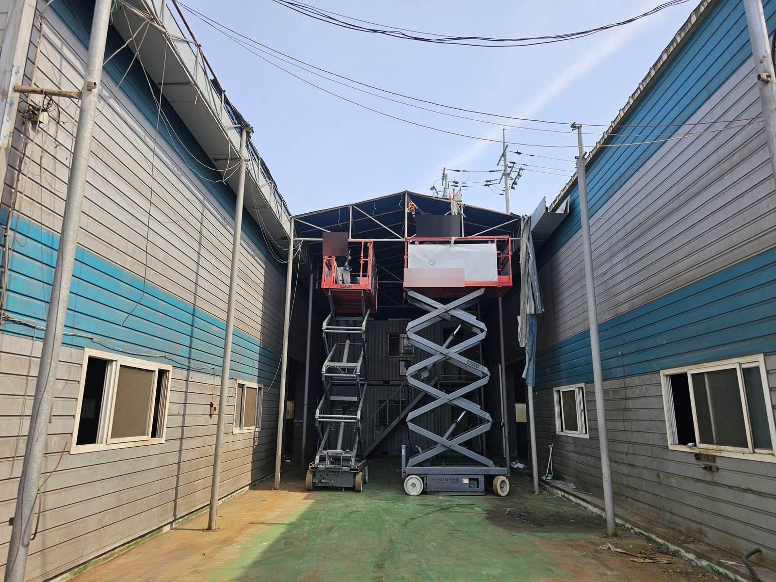 화성시 우정읍 공장 천막철거 전 현장 사진 6