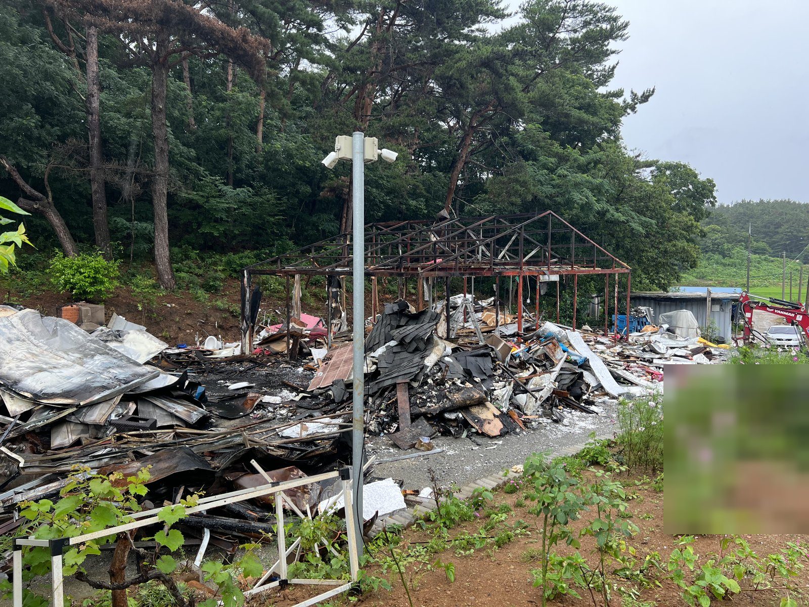 태안군 가정집 화재 철거 현장 사진 6